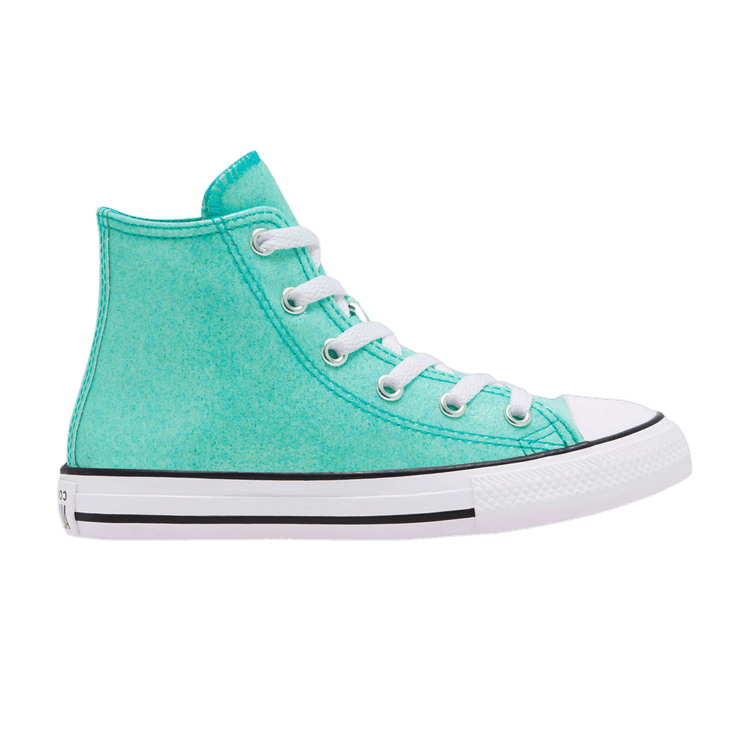 Chuck Taylor All Star High GS 'Coated Glitter - Rapid Teal'