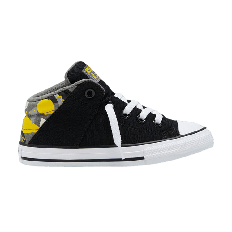 Chuck Taylor All Star Axel Mid Slip-On GS 'Geography Class - Black Yellow'