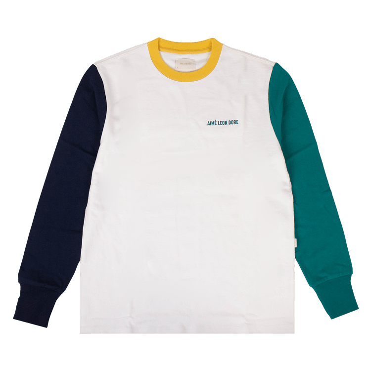 トップス Lami Dore long sleeve T shirt Buy Aimé Leon Dore Color Block Long-Sleeve T-Shirt 'White