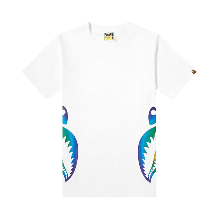 Bape multicolor shark tee shop