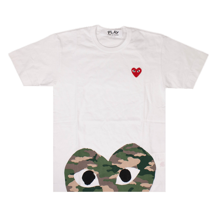 Cdg half heart tee store