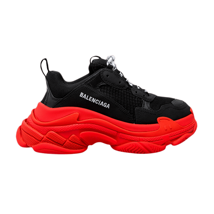 Buy Balenciaga Triple S Sneaker 'Black Red' - 536737 W2FZ1 1060 | GOAT