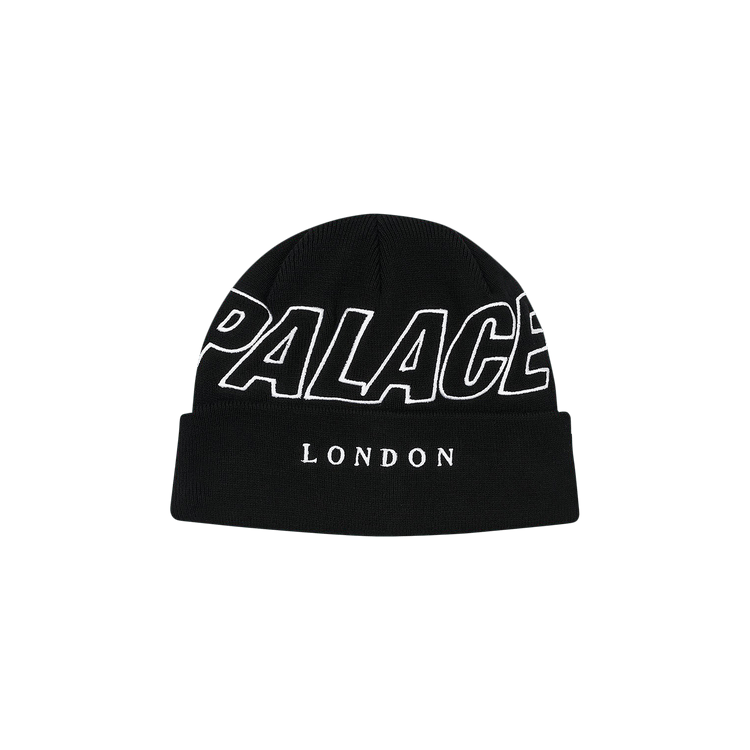Buy Palace London Beanie 'Black' - P19BN028 | GOAT