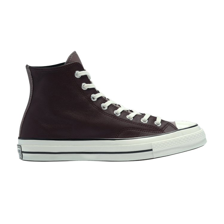 Chuck 70 Leather High 'Colorblock - Black Currant'