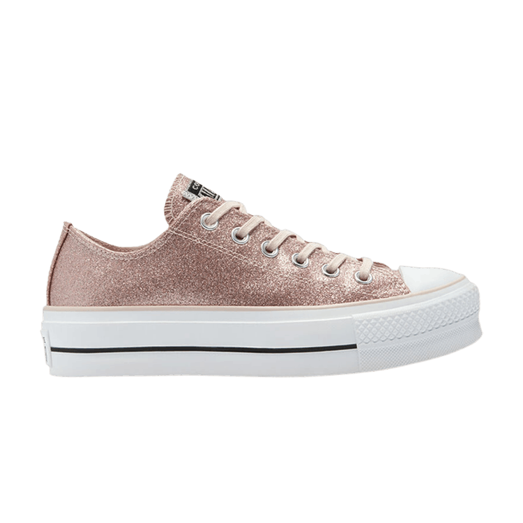 Wmns Chuck Taylor All Star Platform Low 'Silt Red Glitter'