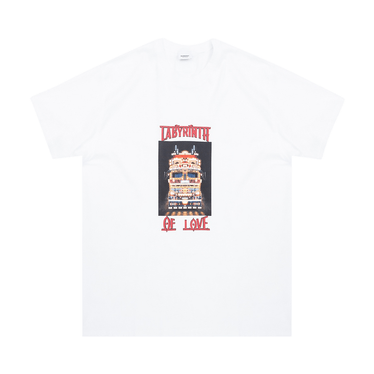 Buy Burberry Labyrinth Of Love T-Shirt 'Optic White' - 4565680 | GOAT