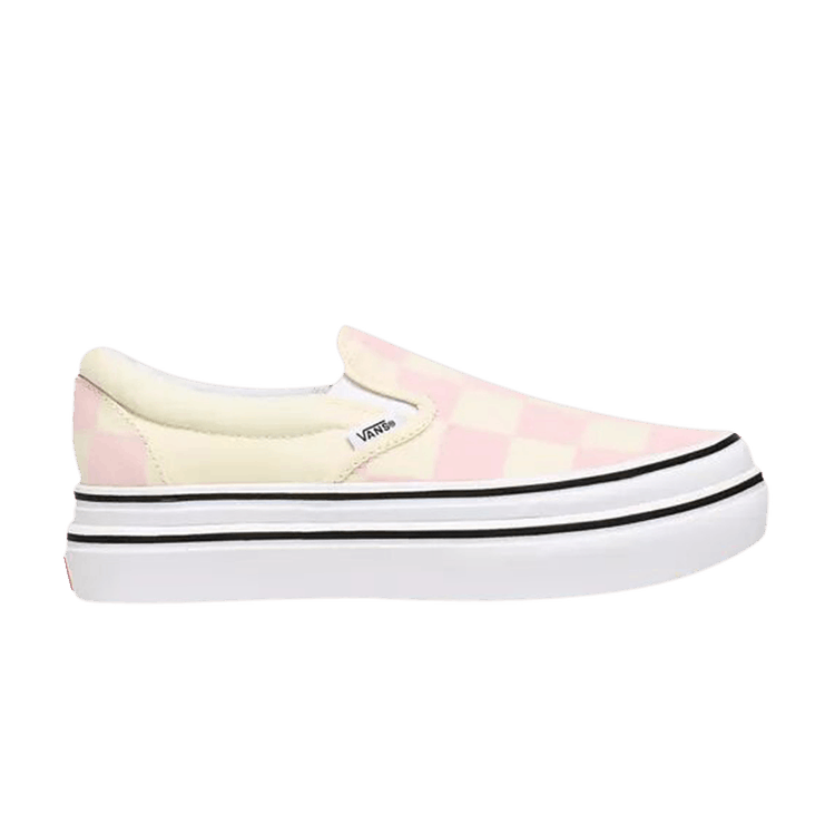 Classic Slip-On ComfyCush 'Big Classics Checker - Blushing Bride'