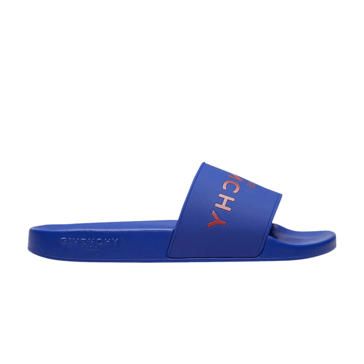 Blue givenchy slides outlet