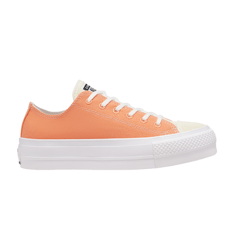 Wmns Renew Cotton Chuck Taylor All Star Platform Low 'Fuel Orange'