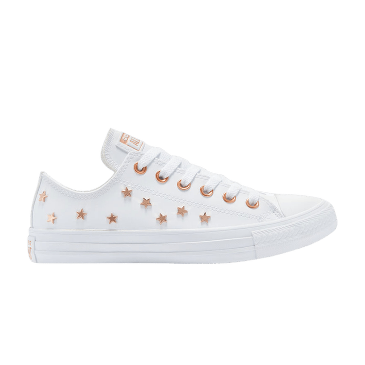 Wmns Chuck Taylor All Star Low 'Star Studs - White Rose Gold'