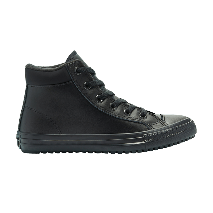 Chuck Taylor All Star PC Boot Faux Leather High GS 'Triple Black'