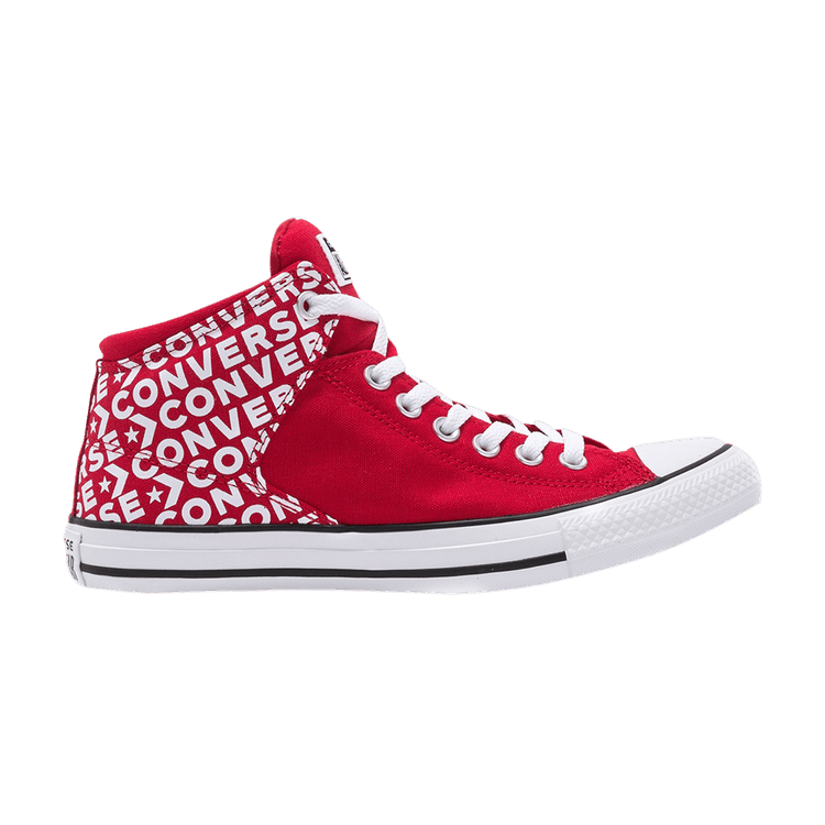 Chuck Taylor All Star High Street High 'Logo Print - Enamel Red'