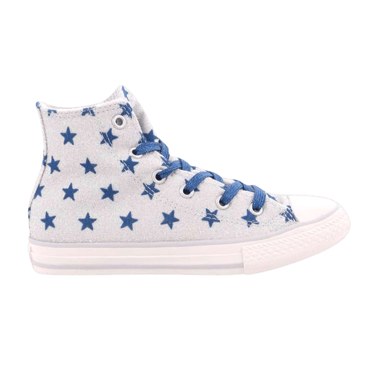 Chuck Taylor All Star High GS 'Glitter Blue Stars'