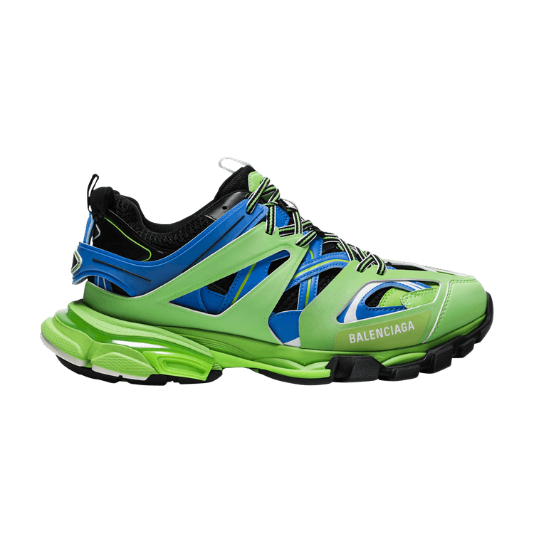 Green and blue sneakers sale