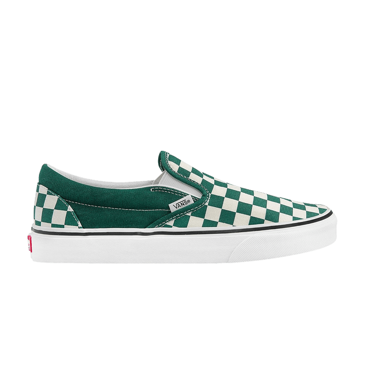 Classic Slip-On 'Checkerboard - Green'