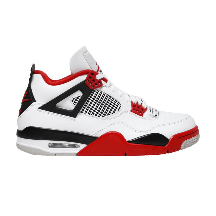 black and red jordan 4