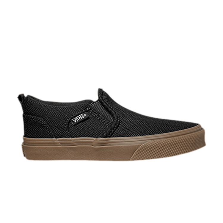 Asher Kids 'Herringbone - Black Gum'