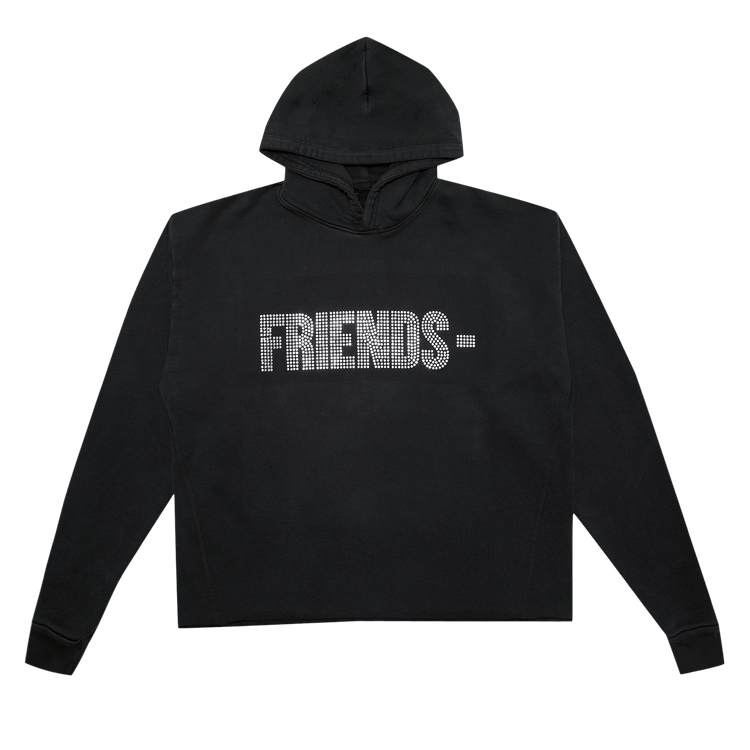 Orange vlone deals friends hoodie