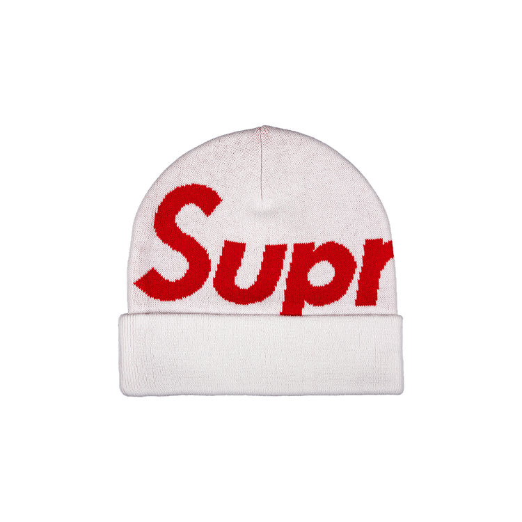 Supreme Big Logo Beanie White 白 シュプリーム-