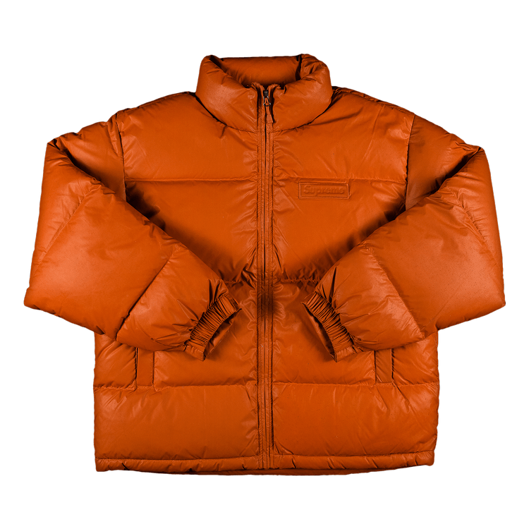 Buy Supreme Reflective Speckled Down Jacket 'Orange' - FW20J69