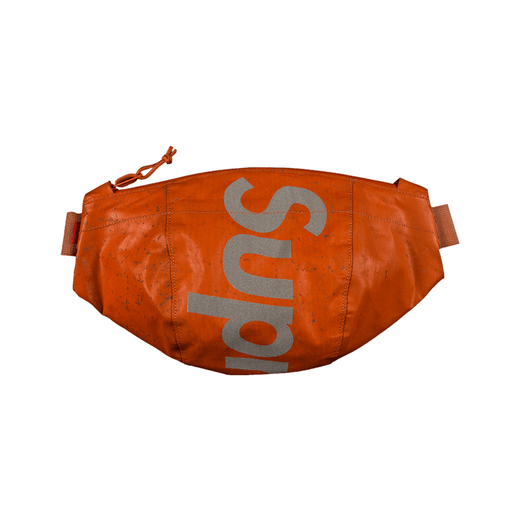 Supreme Shoulder Bag Mens Orange Leather Reflective Speckled Adjustable  Strap
