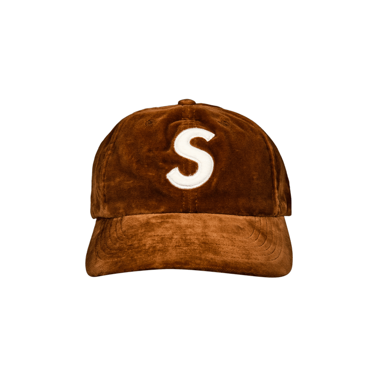 Buy Supreme Velvet S Logo 6-Panel 'Tan' - FW20H69 TAN | GOAT CA