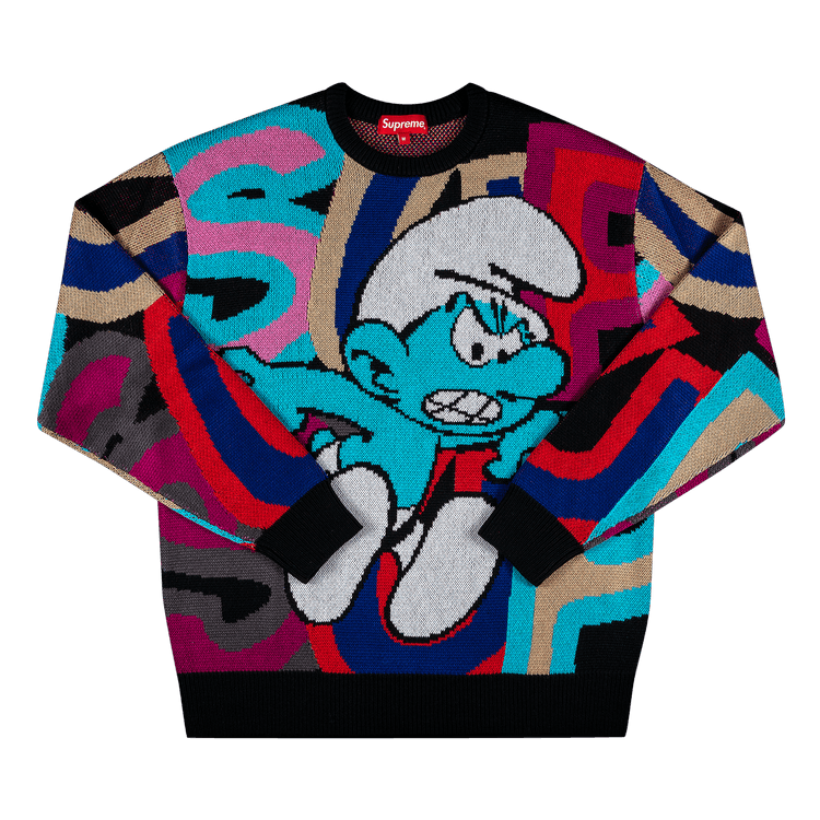 Supreme x Smurfs Sweater 'Black'