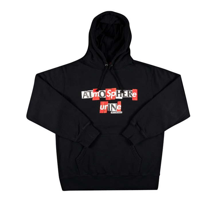 Supreme x ANTIHERO Hooded Sweatshirt 'Black' | GOAT