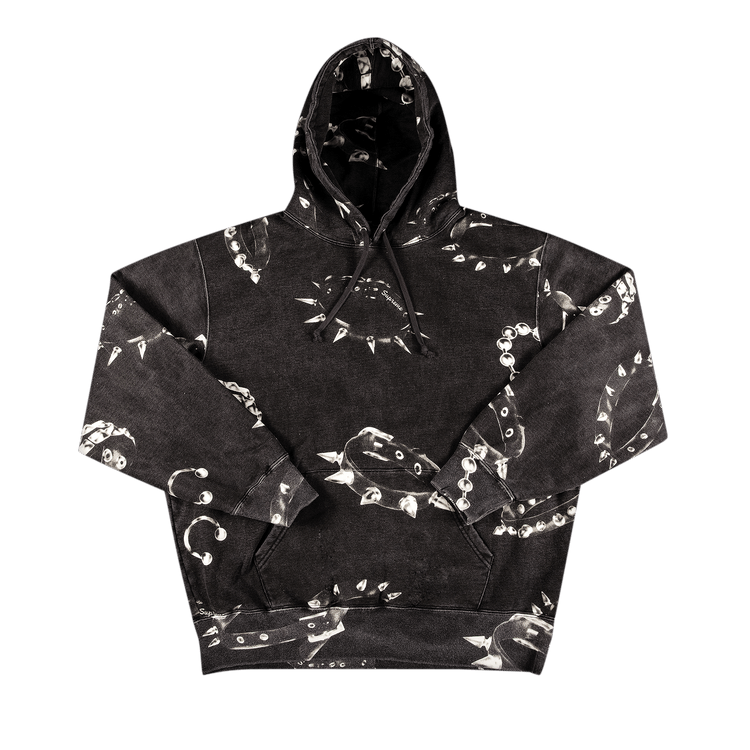 supreme studded collars hooded