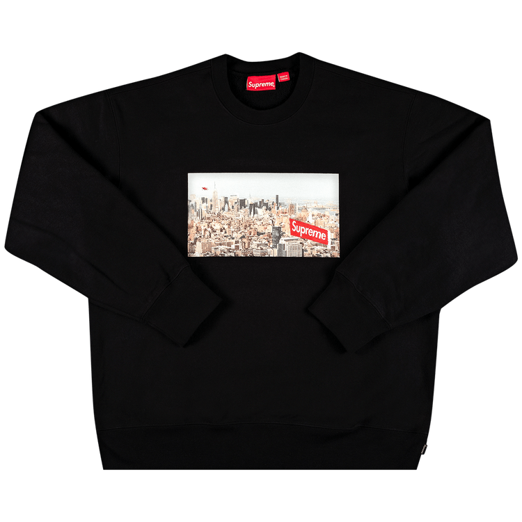 supreme aerial crewneck black