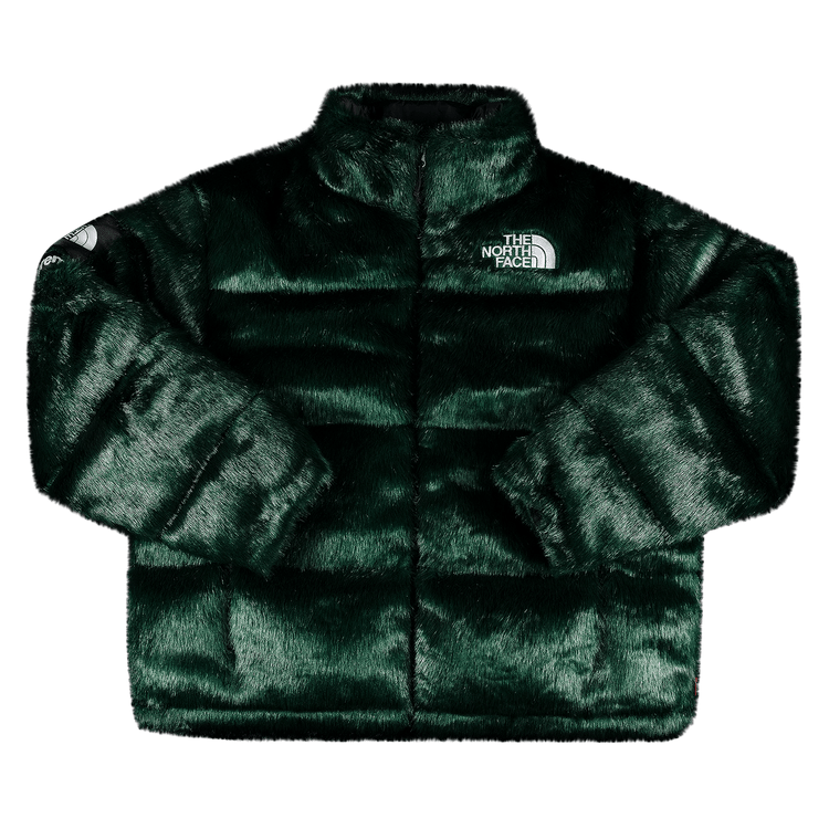 Buy Supreme x The North Face Faux Fur Nuptse Jacket 'Green' - FW20J4 ...