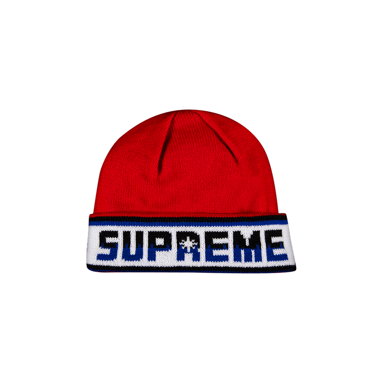Supreme Double Logo Facemask Beanie 