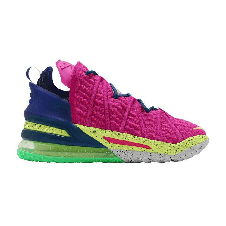 Nike LeBron 18 Los Angeles By Night Pink Shoes James Gym