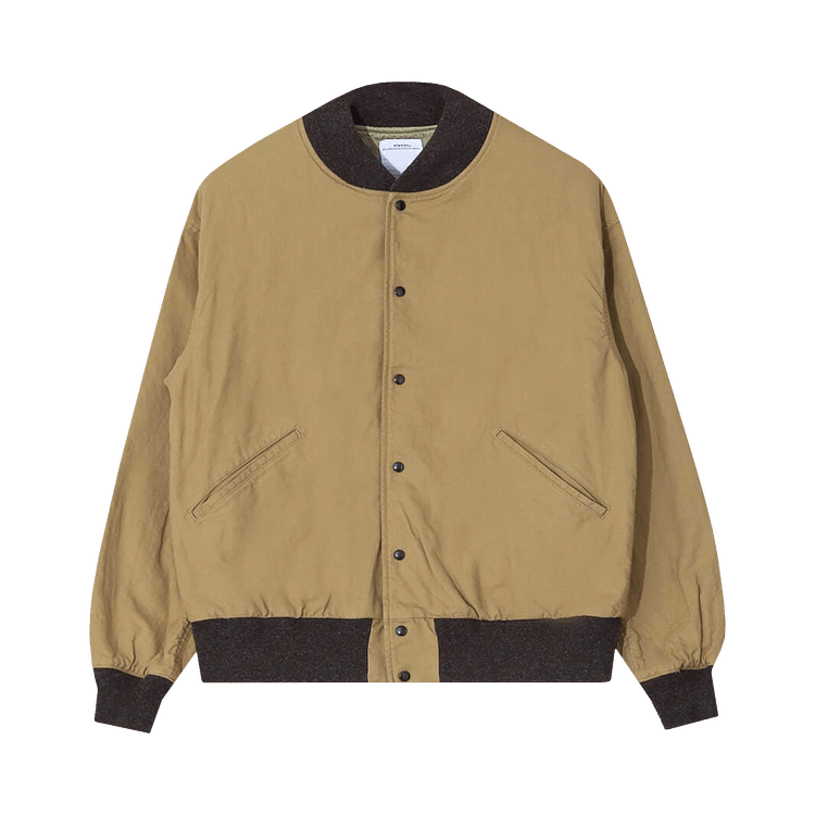 Buy Visvim Varsity SB Jacket 'Beige' - 120205013020 BEIG | GOAT