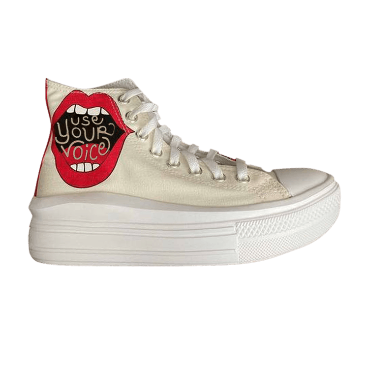 Wmns Chuck Taylor All Star Move High 'Use Your Voice'