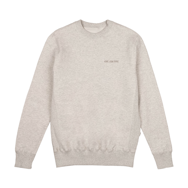 Buy Aim Leon Dore Uniform Crewneck Oatmeal FW20CS000 OATM GOAT