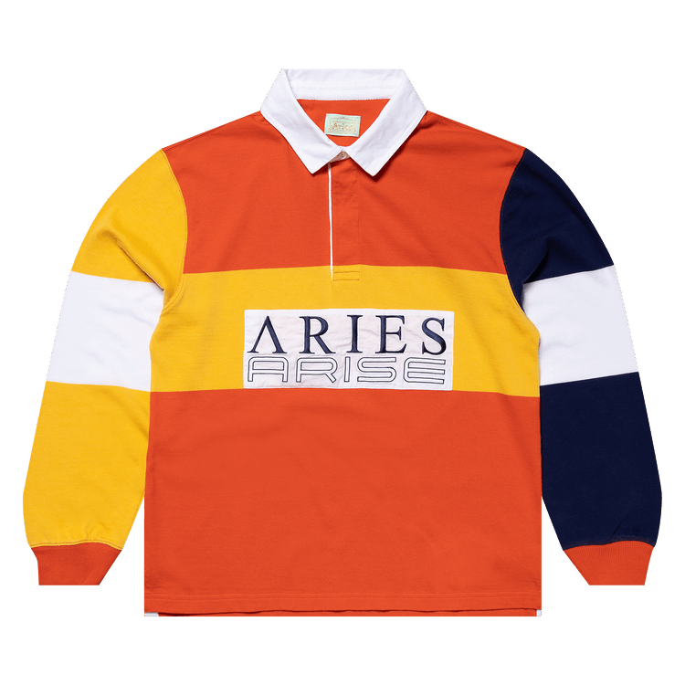 Buy now Aries Arise COLOUR - BLOCKED RUGBY SHIRT - SRAR40214 - PTL - Big  Graphic Hoodie Big Bw