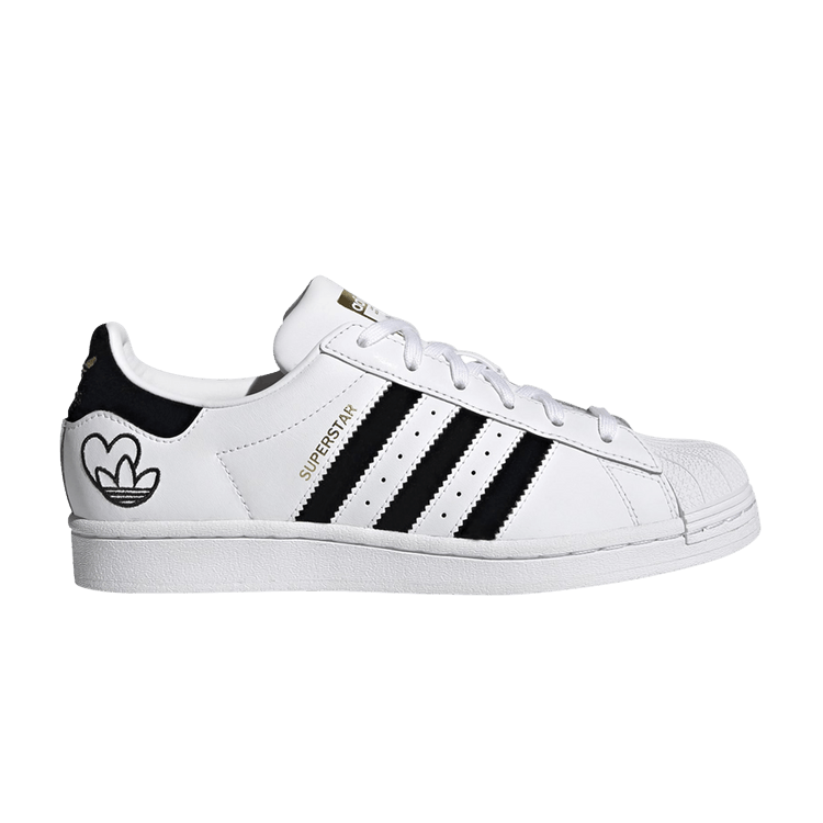 Buy Wmns Superstar 'Heart Logo - White' - FY4755 | GOAT