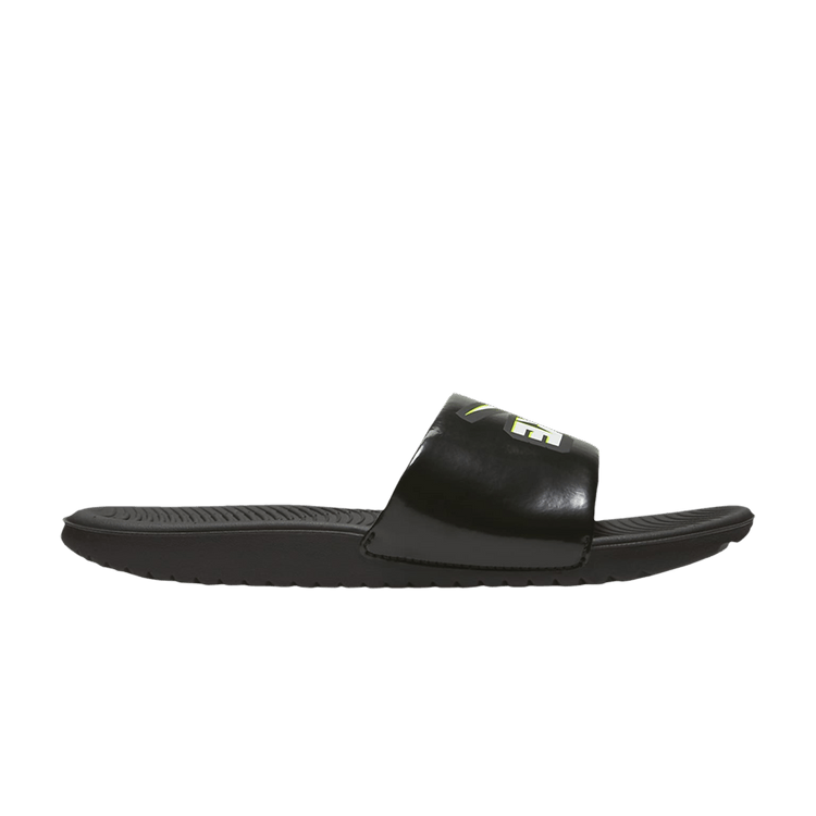 Nike Kawa Slide GS 'Black Volt'