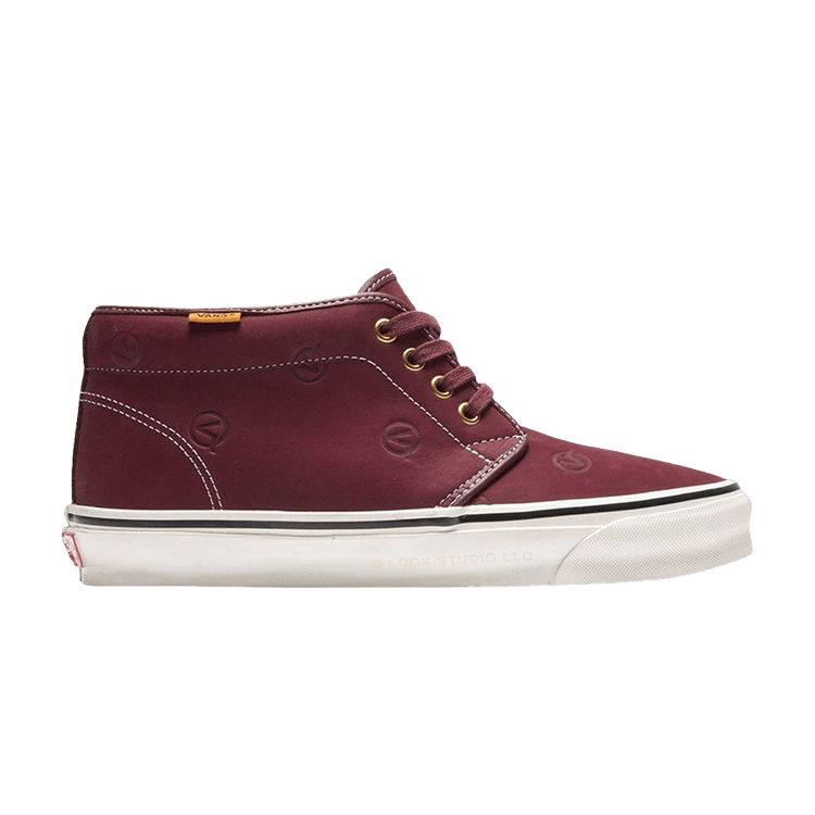 LQQK Studios x OG Chukka Boot LX 'Circle V - Burgundy'