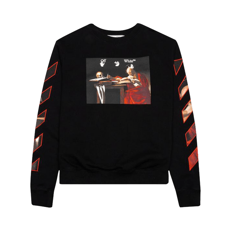 Off white caravaggio crewneck discount