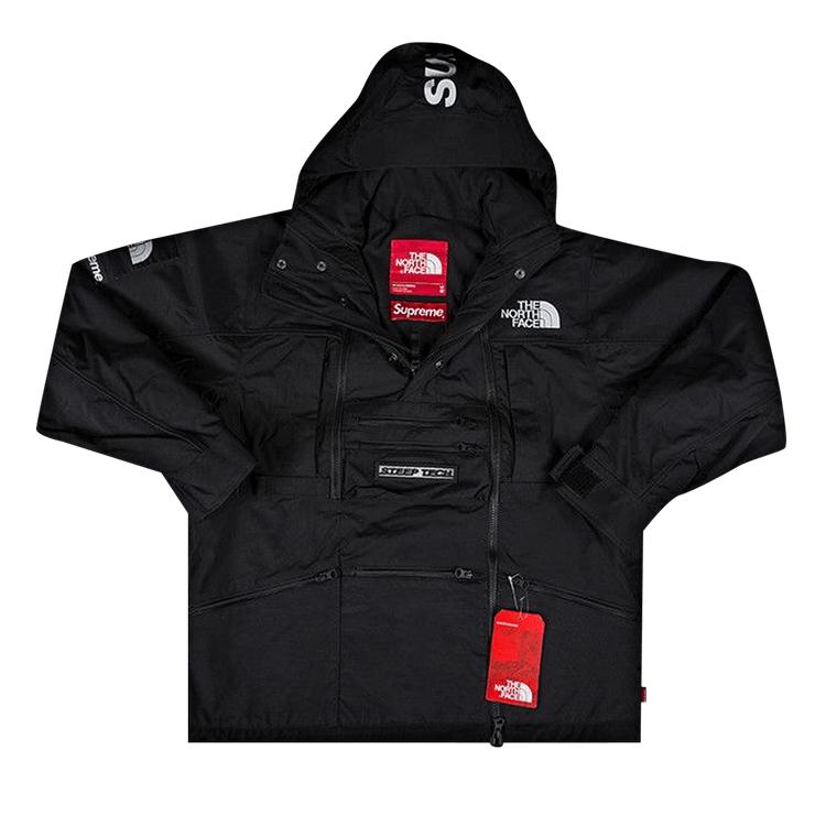 Supreme x The North Face Steep Tech Hooded Jacket 'Black' | GOAT