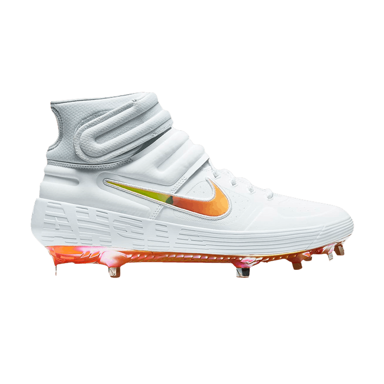 Buy Alpha Huarache Elite 2 Mid White Magma Orange CI2228 105 GOAT