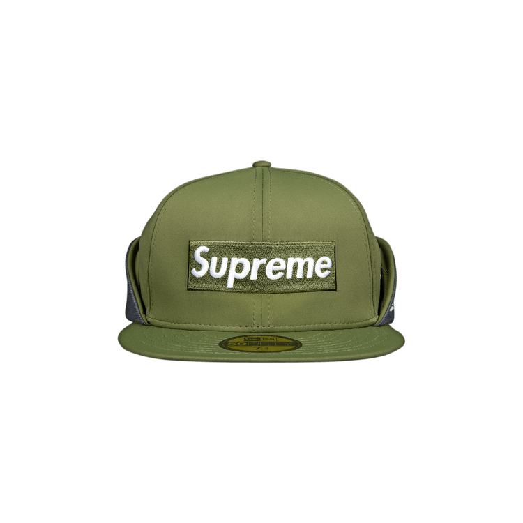 Buy Supreme x WINDSTOPPER Earflap Box Logo New Era 'Dark Olive