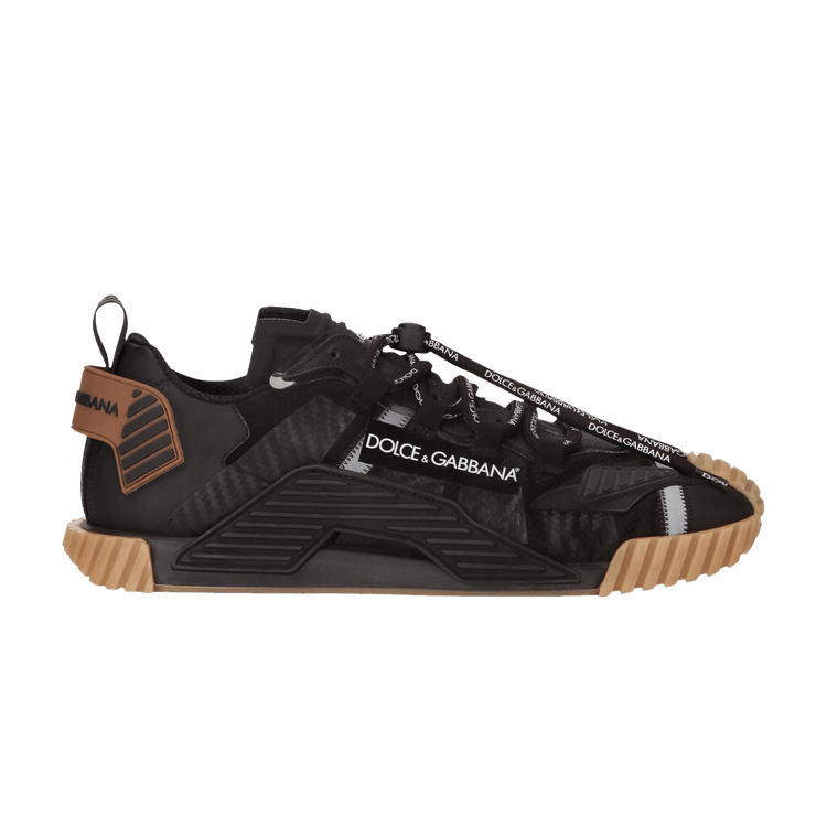 スニーカー Dolce & Gabbana CS1770 AJ969 MIXED-MATERIAL NS1 Sneakers Buy Dolce & Gabbana NS1 'Black Brown' - CS1770 AJ969 8B956