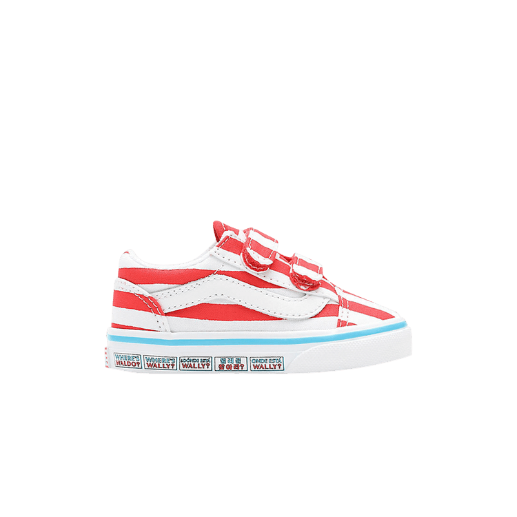 Where's Waldo? x Old Skool Toddler 'International Stripes'