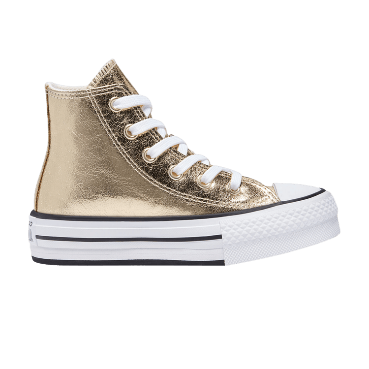 Chuck Taylor All Star Platform High GS 'Digital Powder - Gold'