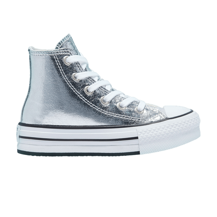 Chuck Taylor All Star Platform High GS 'Digital Powder - Silver'