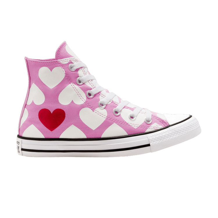 Chuck Taylor All Star High 'Twisted Hearts - Peony Pink'