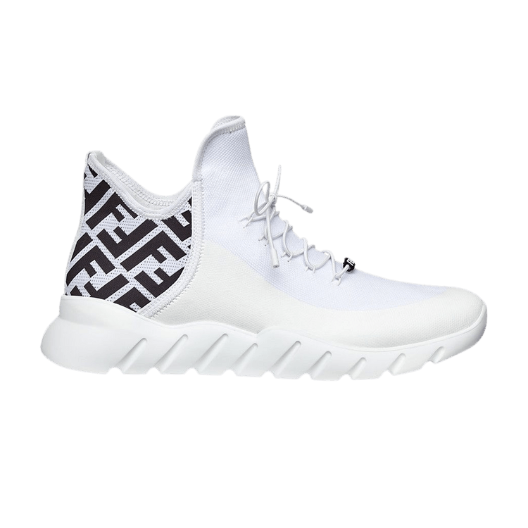 Buy Fendi FF Motif Mesh High 'White' - 7E1347 AC7H F13SS | GOAT